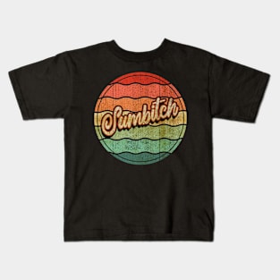 Retro Vintage Sumbitch Kids T-Shirt